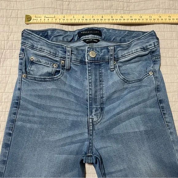 Aeropostale High Rise Jegging Medium Wash Size 10 Reg - Picture 3 of 9